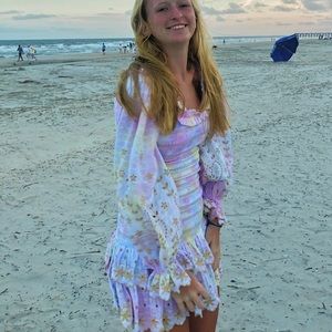 Loveshackfancy mini dress size small